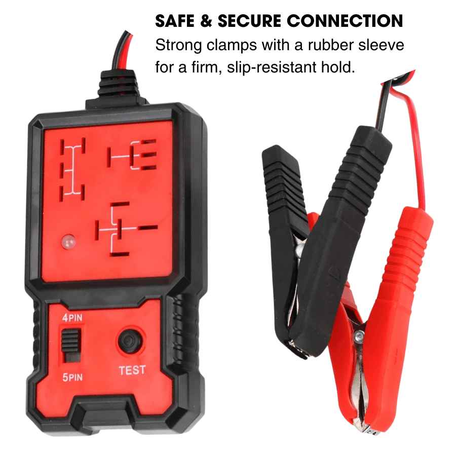 Car Relay Tester 4-pin and 5-pin relay slots