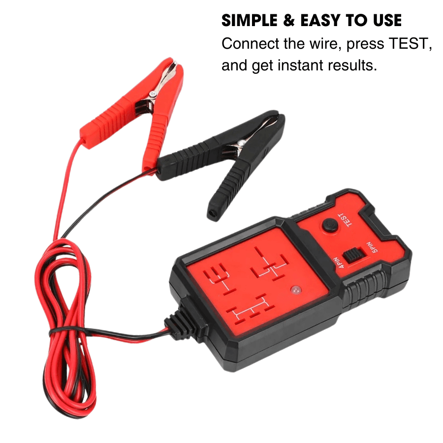Car Relay Tester usage in car engine bay