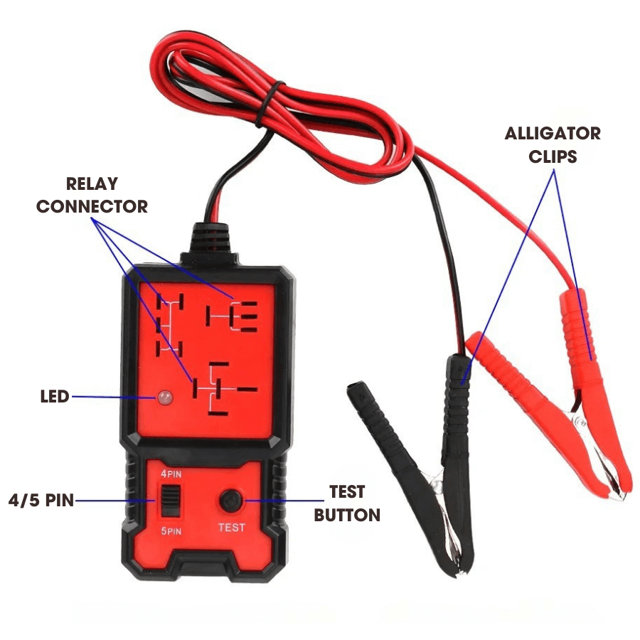 Car Relay Tester ABS plastic material detail